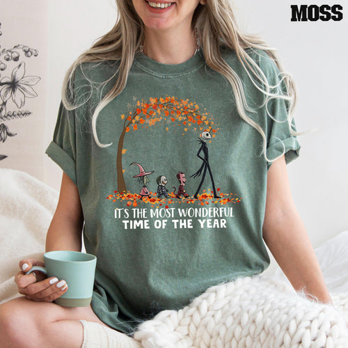 Comfort Colors®  It is the Most Wonderful Time Of The Year Halloween Shirt, Wonderful Time Of The Year Shirt Vintage Halloween T-Shirt,