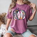 Comfort Colors® Watercolor Pumpkin Shirt, Pumpkin season Shirt, Pumpkin Fall Shirt, Autumn Shirt, Colorful Pumpkin Shirt