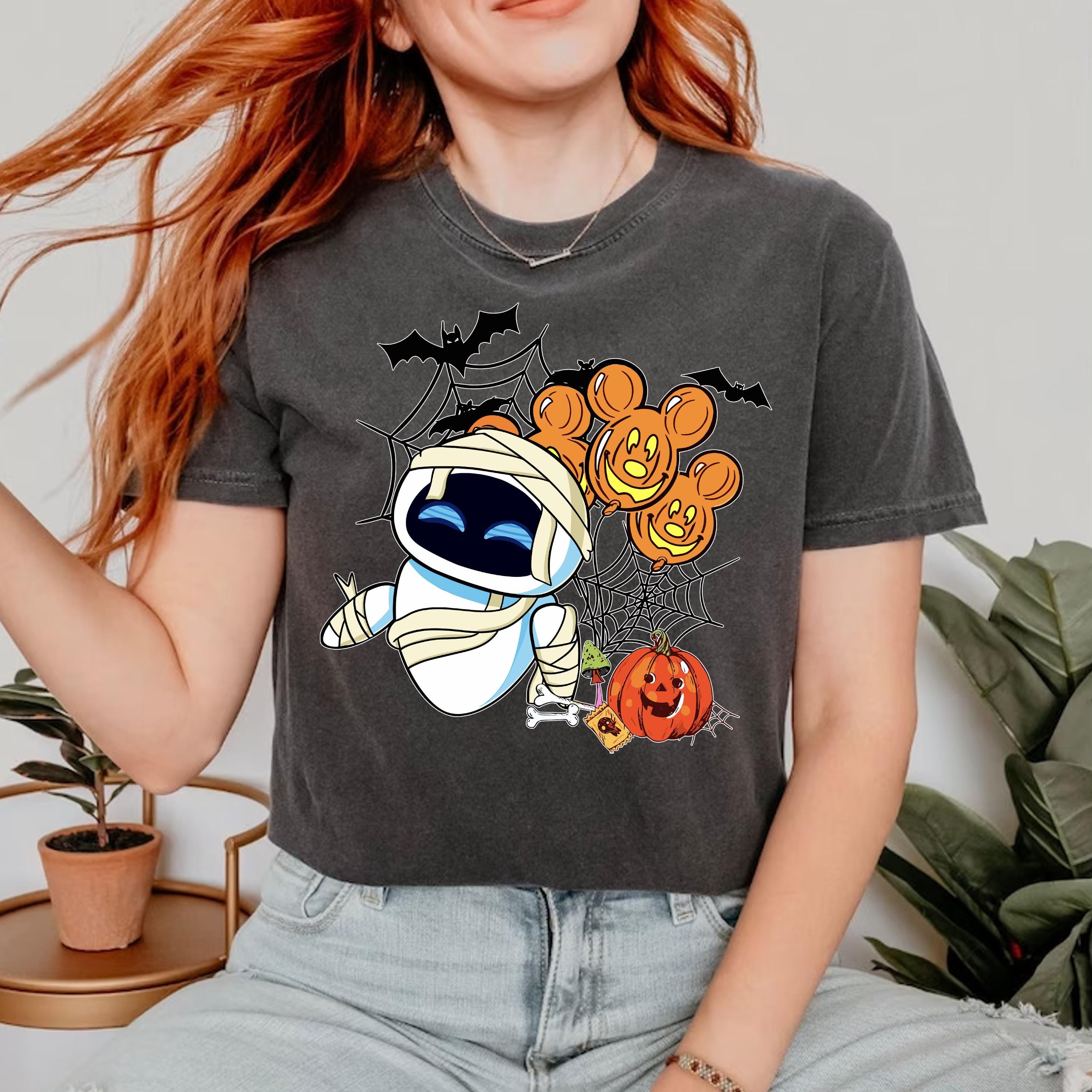 Comfort Colors® Wall-e And Eve Halloween T-Shirt, Halloween Couple Shirt, Halloween Matching Shirt, Halloween Shirt