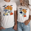 Comfort Colors® Wall-e And Eve Halloween T-Shirt, Halloween Couple Shirt, Halloween Matching Shirt, Halloween Shirt
