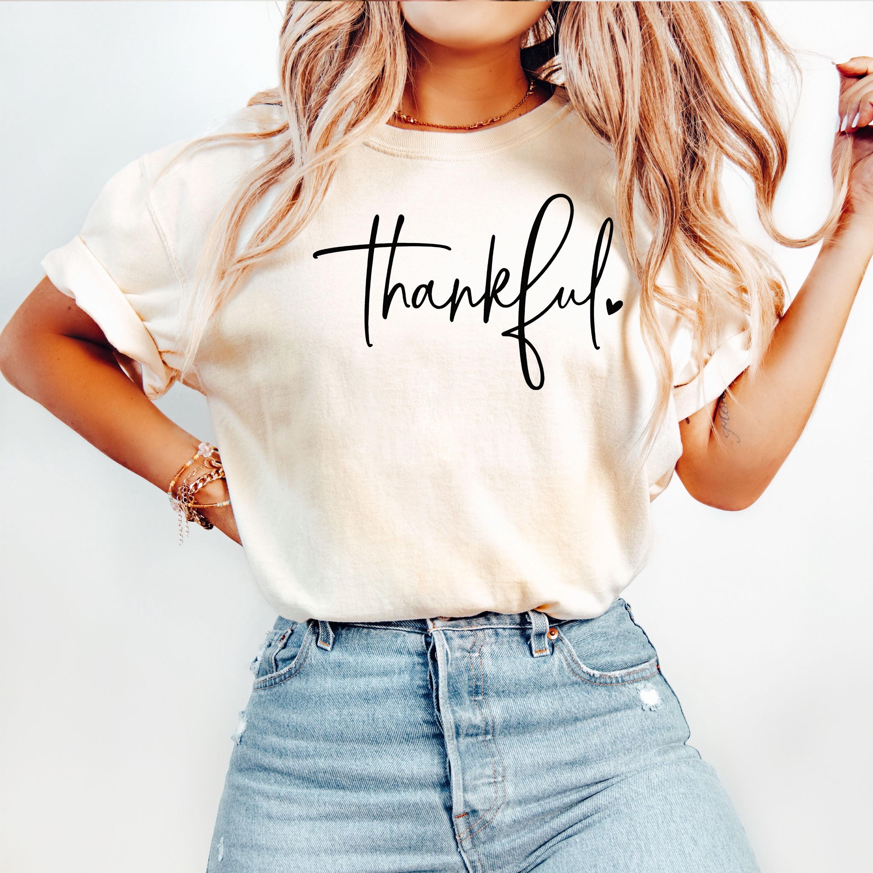Comfort Colors® Thankful Shirt, Thanksgiving Tee, Happy Thanksgiving Tee, Thankful Lover Shirt, Hello Thanksgiving Shirt, Thanksgiving Gift