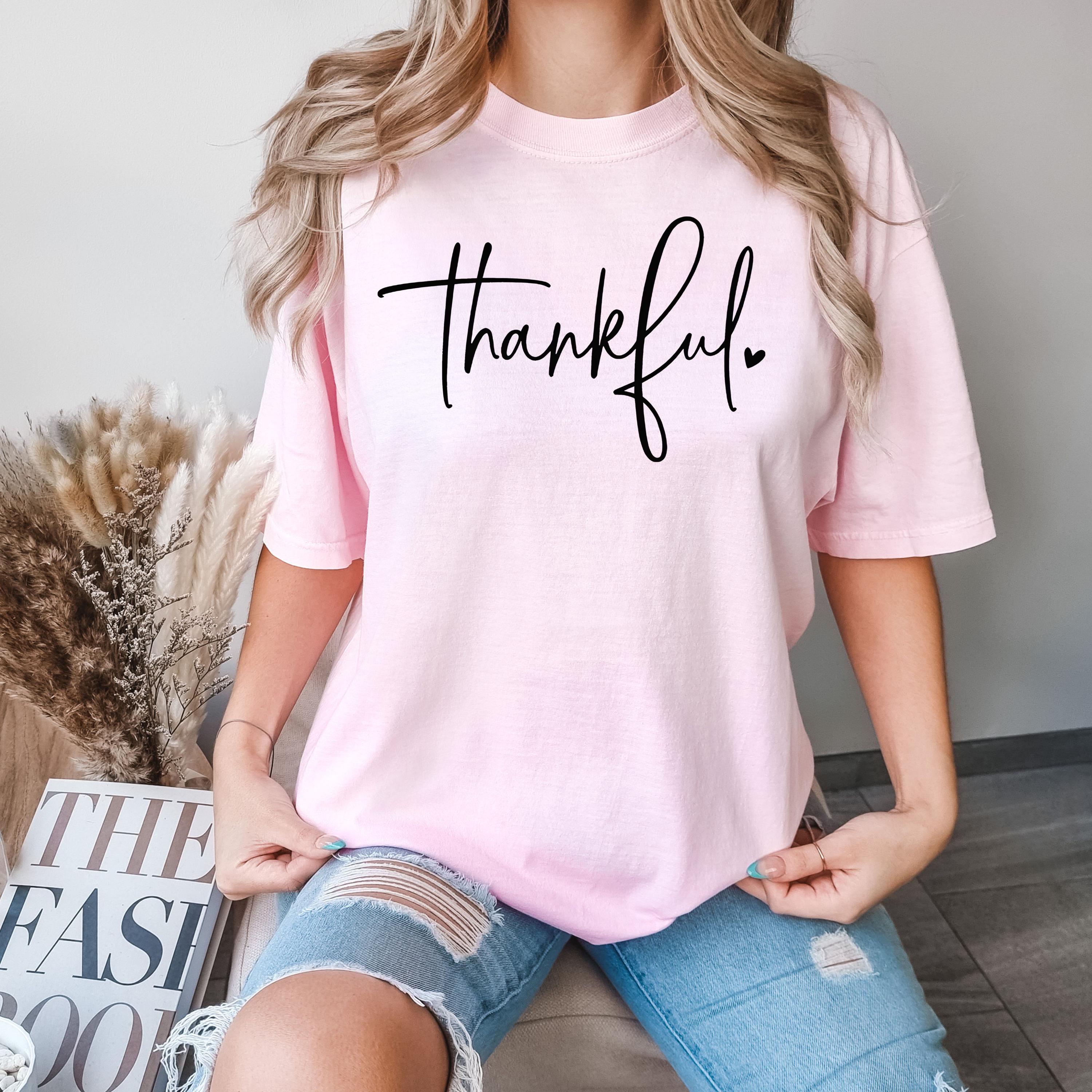 Comfort Colors® Thankful Shirt, Thanksgiving Tee, Happy Thanksgiving Tee, Thankful Lover Shirt, Hello Thanksgiving Shirt, Thanksgiving Gift