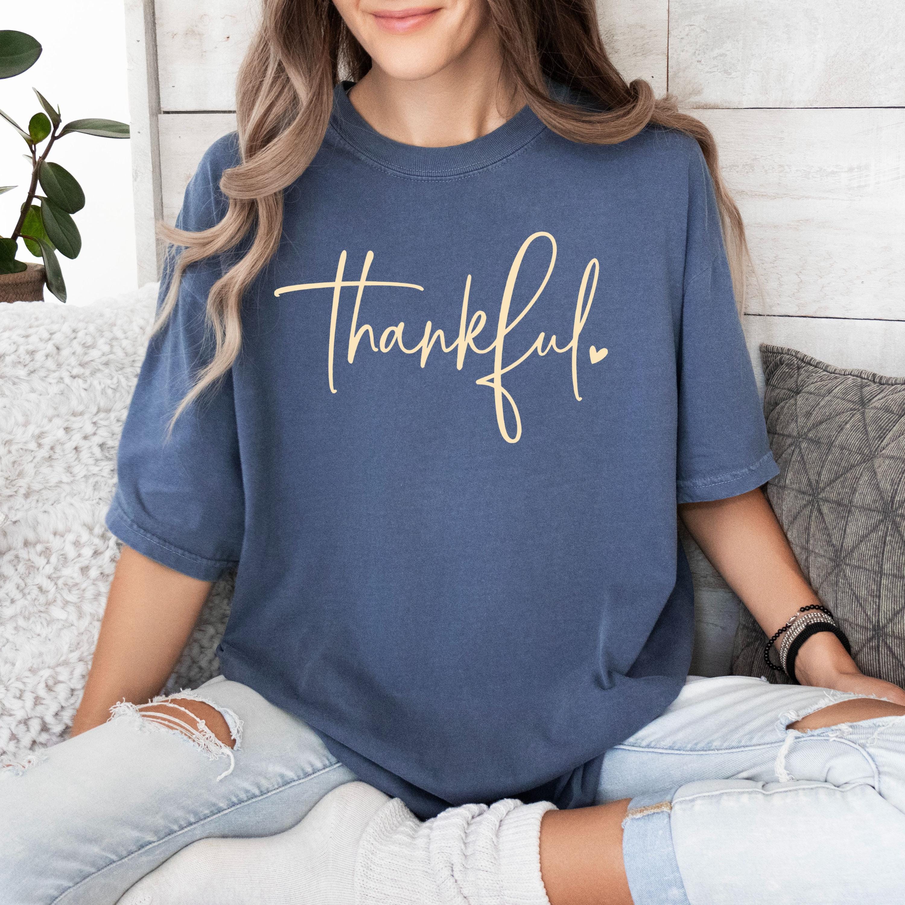 Comfort Colors® Thankful Shirt, Thanksgiving Tee, Happy Thanksgiving Tee, Thankful Lover Shirt, Hello Thanksgiving Shirt, Thanksgiving Gift