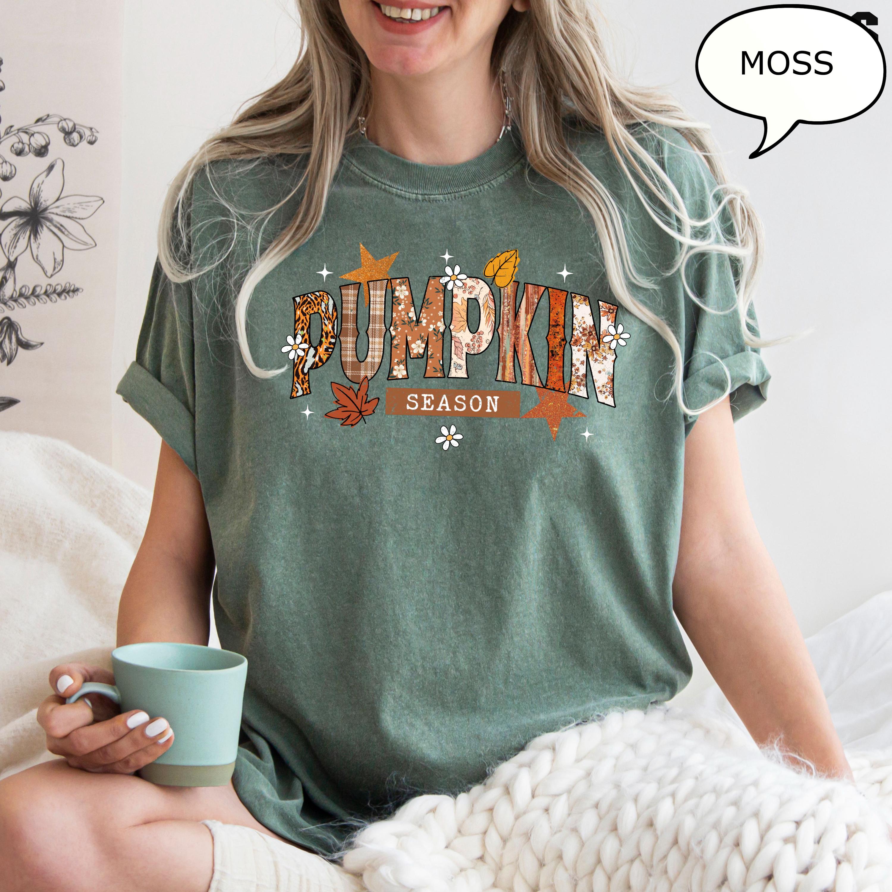 Comfort Colors® Pumpkin Season T-Shirt, Autumn Fall Shirt, Thanksgiving Shirt, Fall Pumpkin Shirt