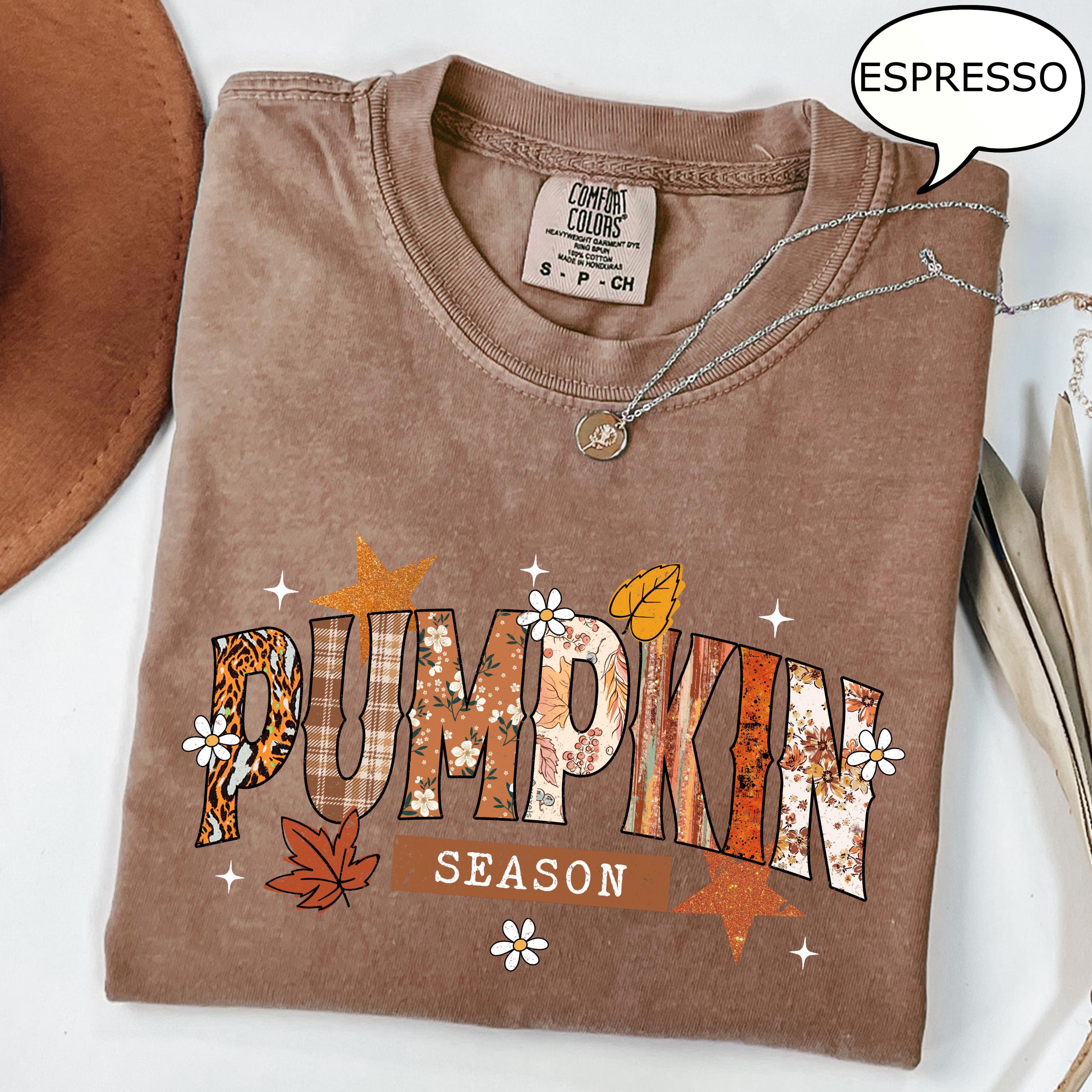 Comfort Colors® Pumpkin Season T-Shirt, Autumn Fall Shirt, Thanksgiving Shirt, Fall Pumpkin Shirt