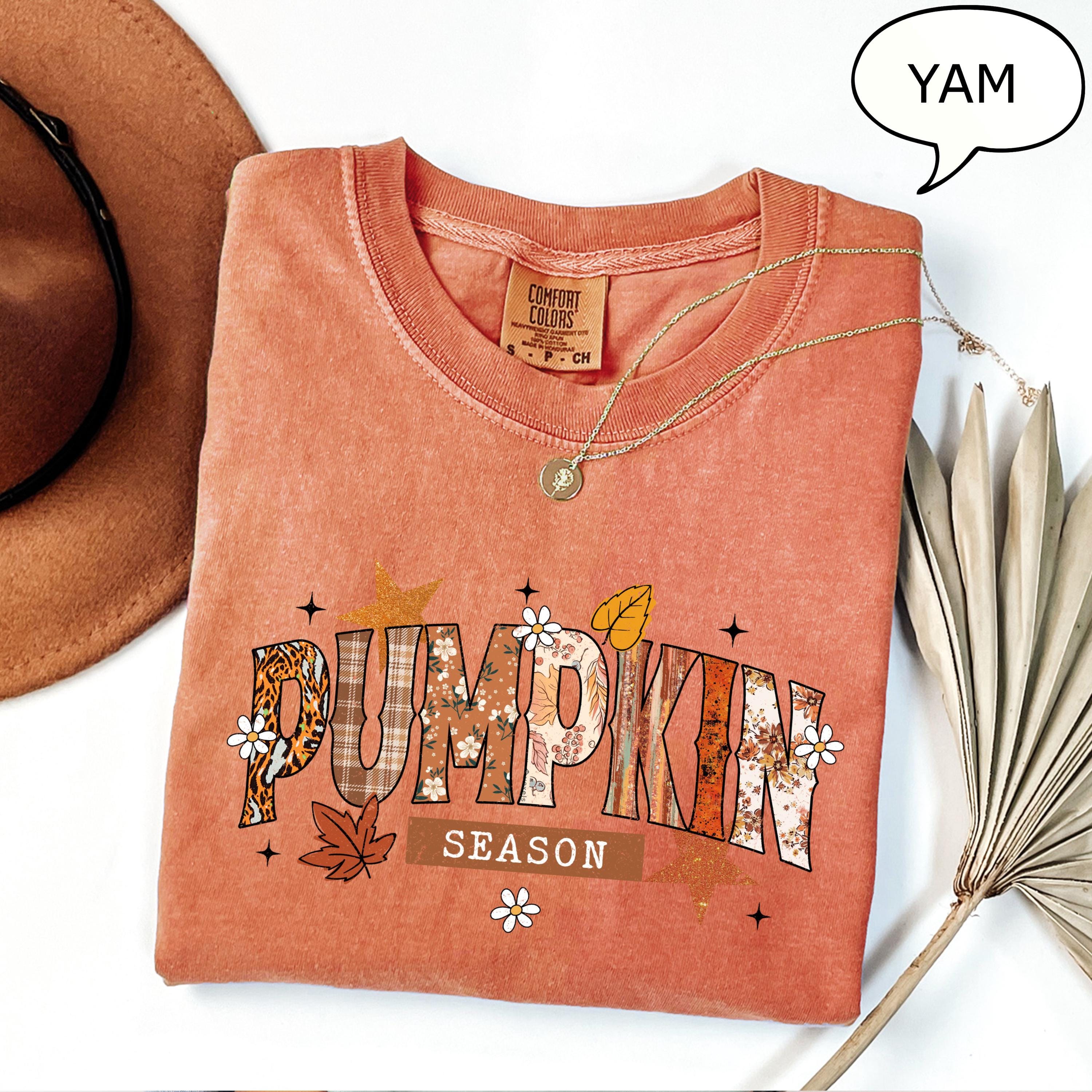 Comfort Colors® Pumpkin Season T-Shirt, Autumn Fall Shirt, Thanksgiving Shirt, Fall Pumpkin Shirt