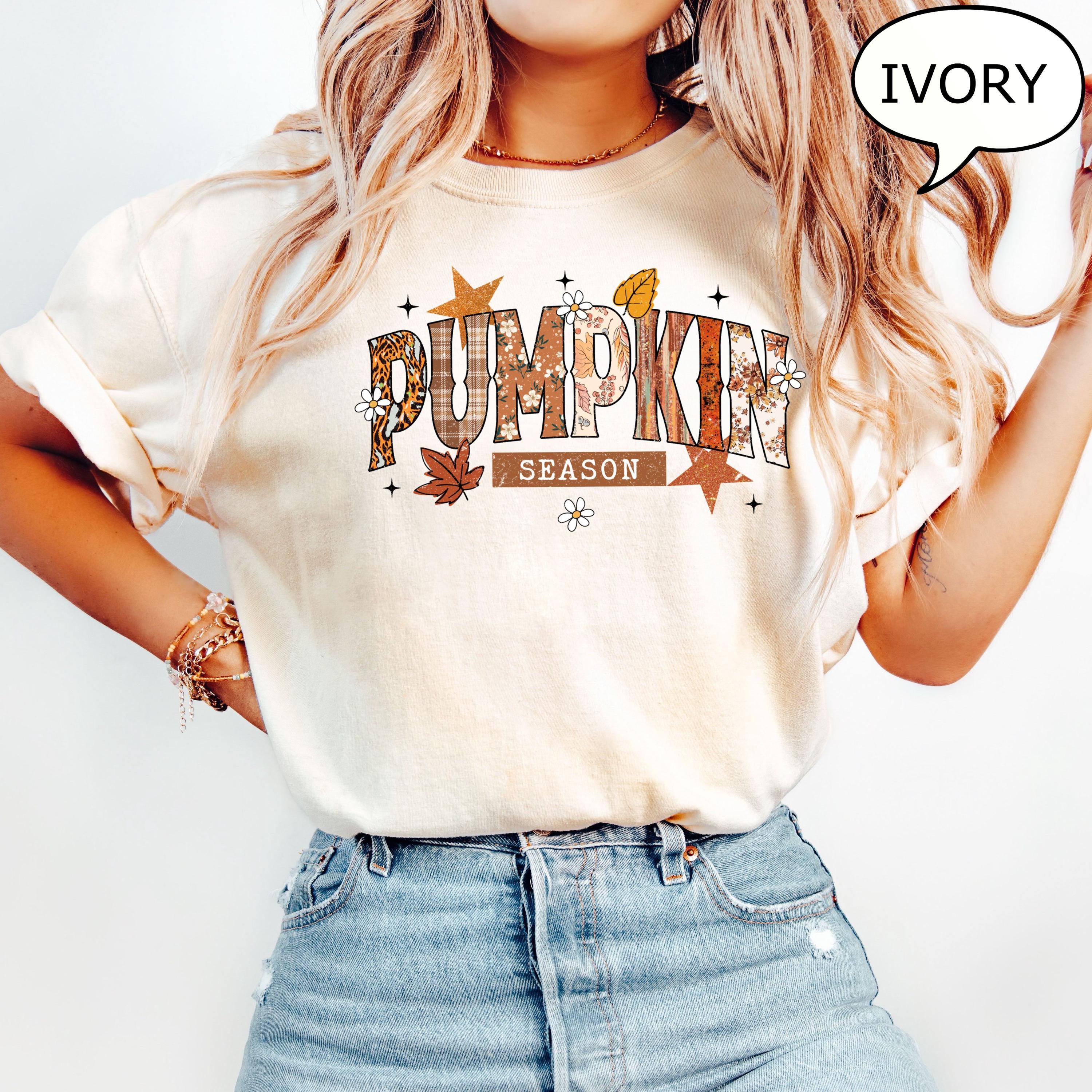 Comfort Colors® Pumpkin Season T-Shirt, Autumn Fall Shirt, Thanksgiving Shirt, Fall Pumpkin Shirt