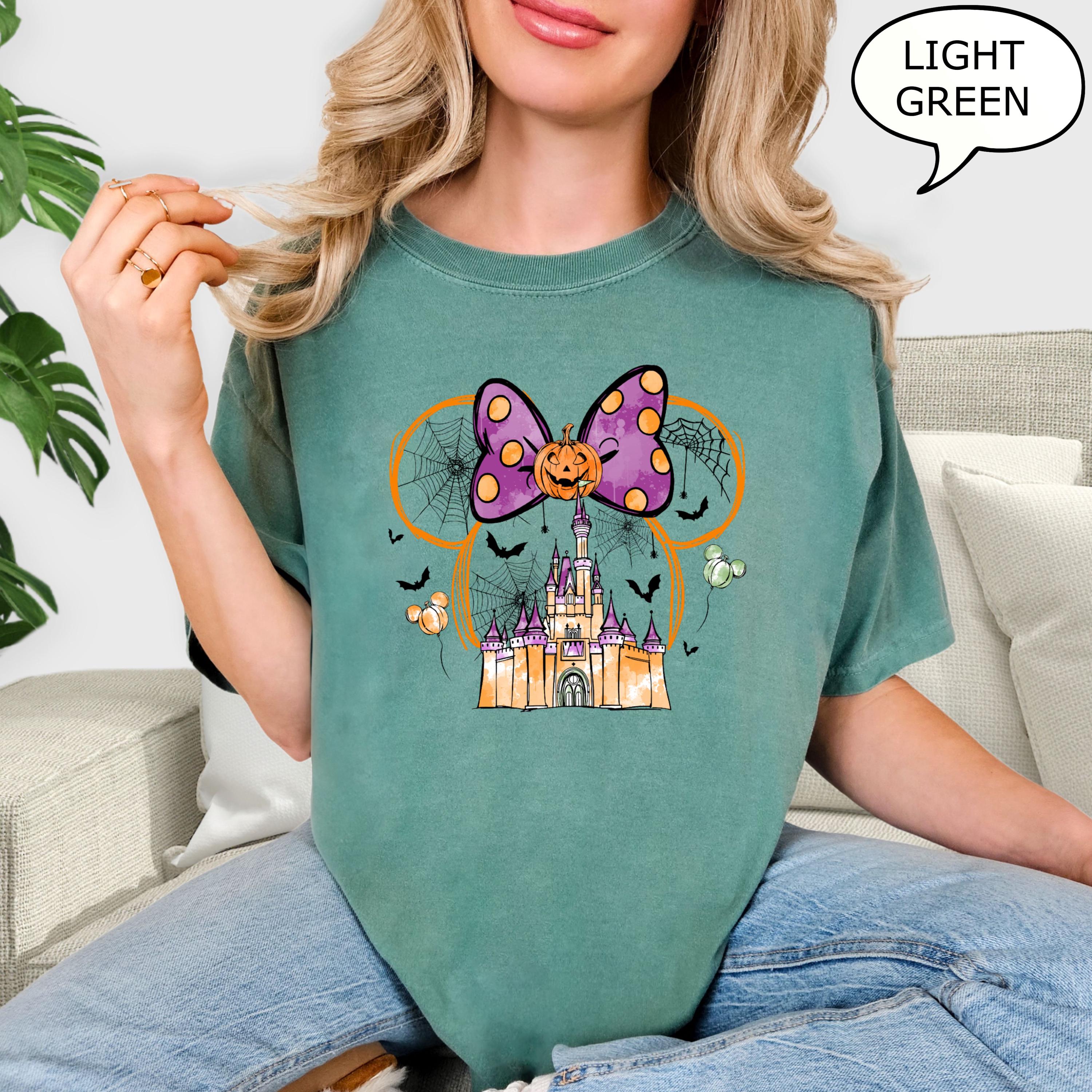Comfort Colors® Halloween Couples Shirts, Mickey And Minnie Halloween Shirt, Spooky Mickey Shirt, Magical Kingdom Halloween Shirt