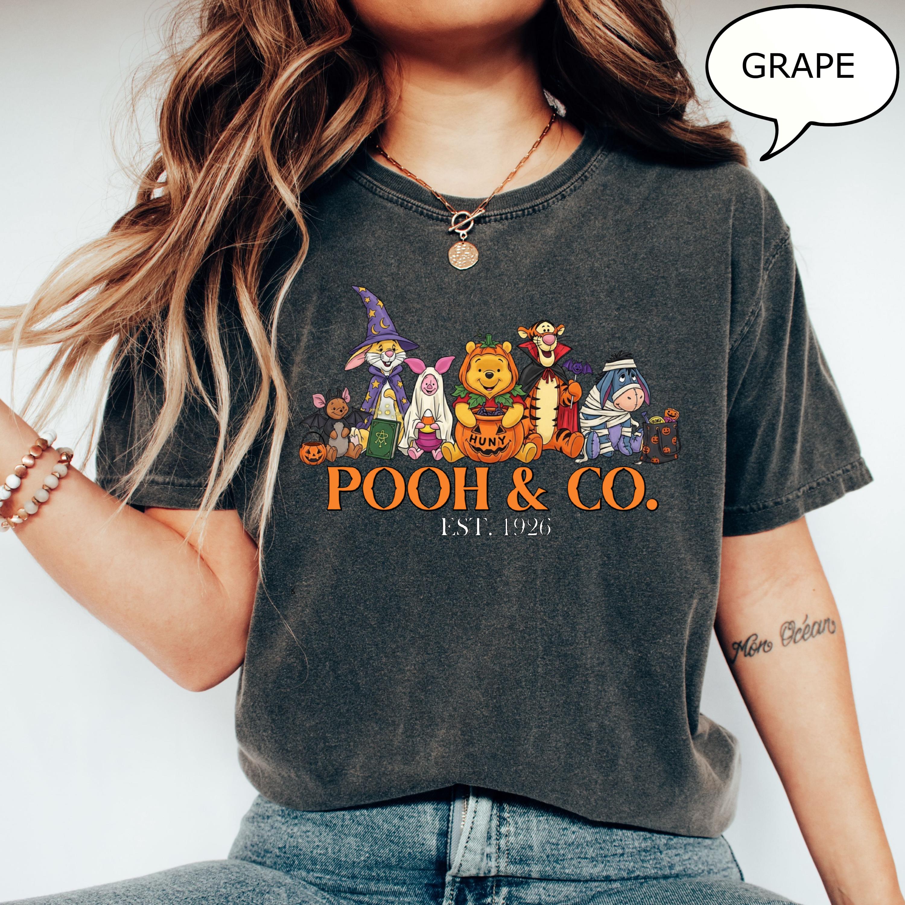 Comfort Colors® Pooh & Co Est 1926 T-Shirt, Winnie The Pooh Halloween Shirt, Pooh Spooky Shirt, Halloween Party Shirt