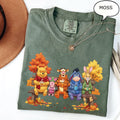 Comfort Colors® Winnie The Pooh Fall T-Shirt, Friends Shirt, Pooh And Co Autumn Shirt, Thanksgiving Shirt