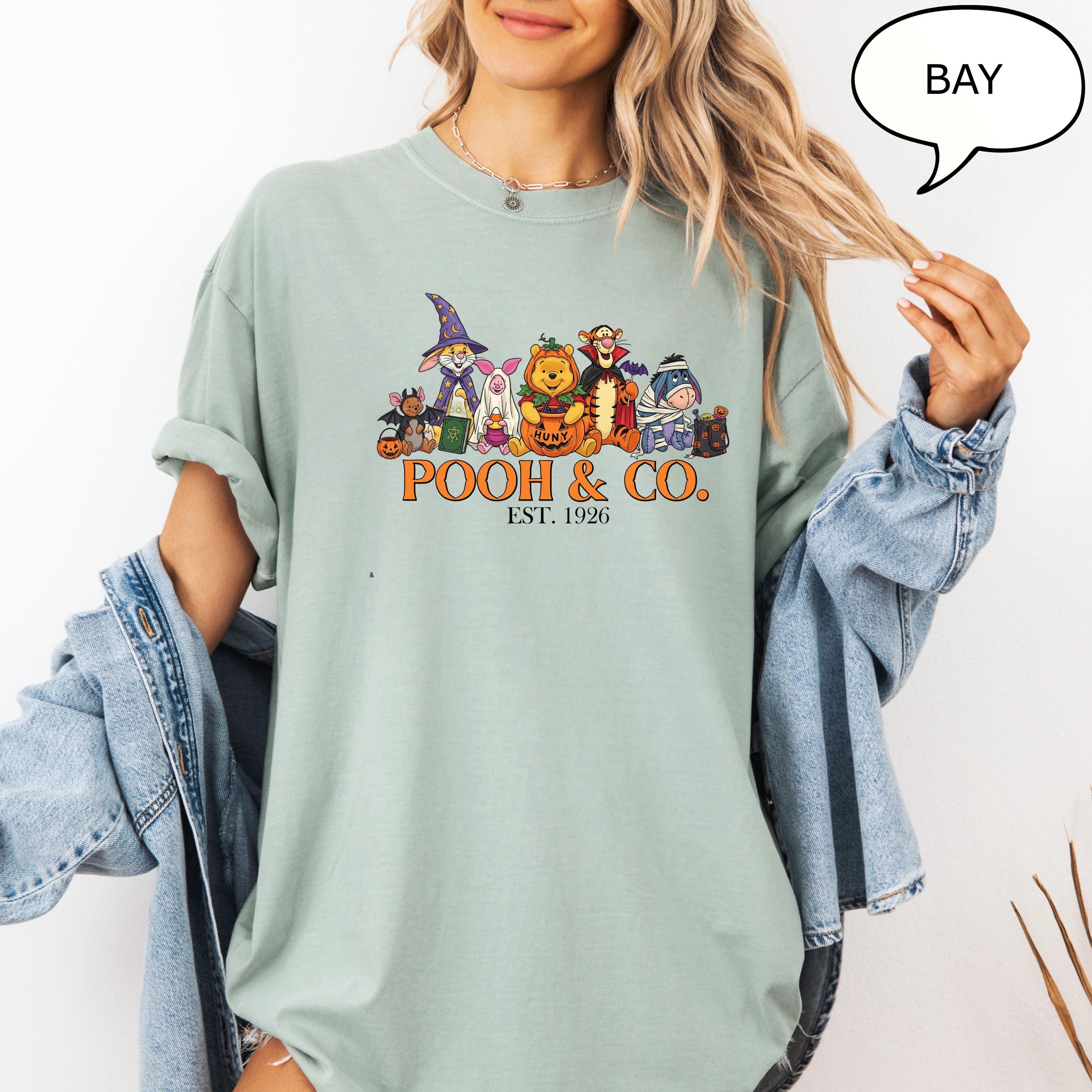 Comfort Colors® Pooh & Co Est 1926 T-Shirt, Winnie The Pooh Halloween Shirt, Pooh Spooky Shirt, Halloween Party Shirt