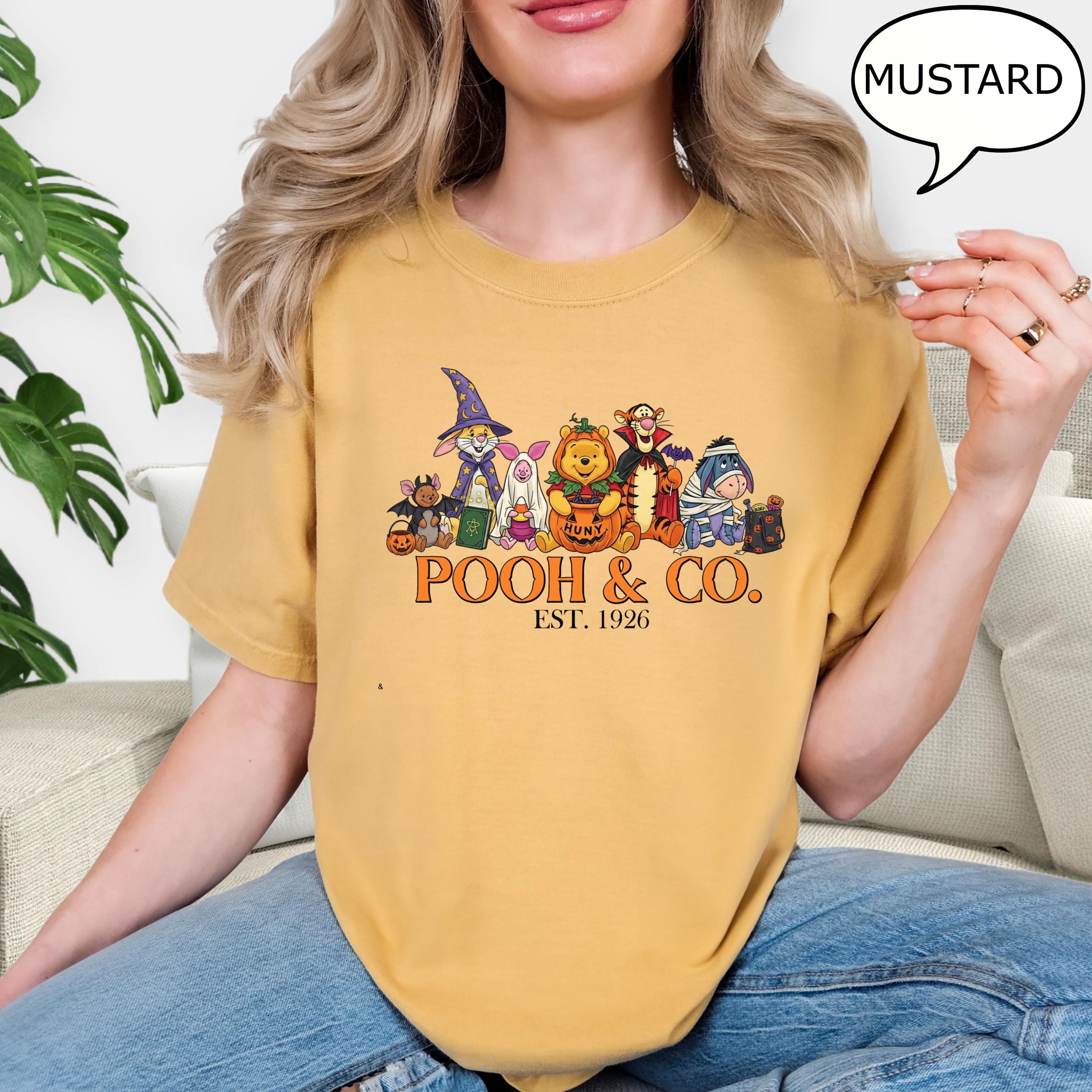 Comfort Colors® Pooh & Co Est 1926 T-Shirt, Winnie The Pooh Halloween Shirt, Pooh Spooky Shirt, Halloween Party Shirt