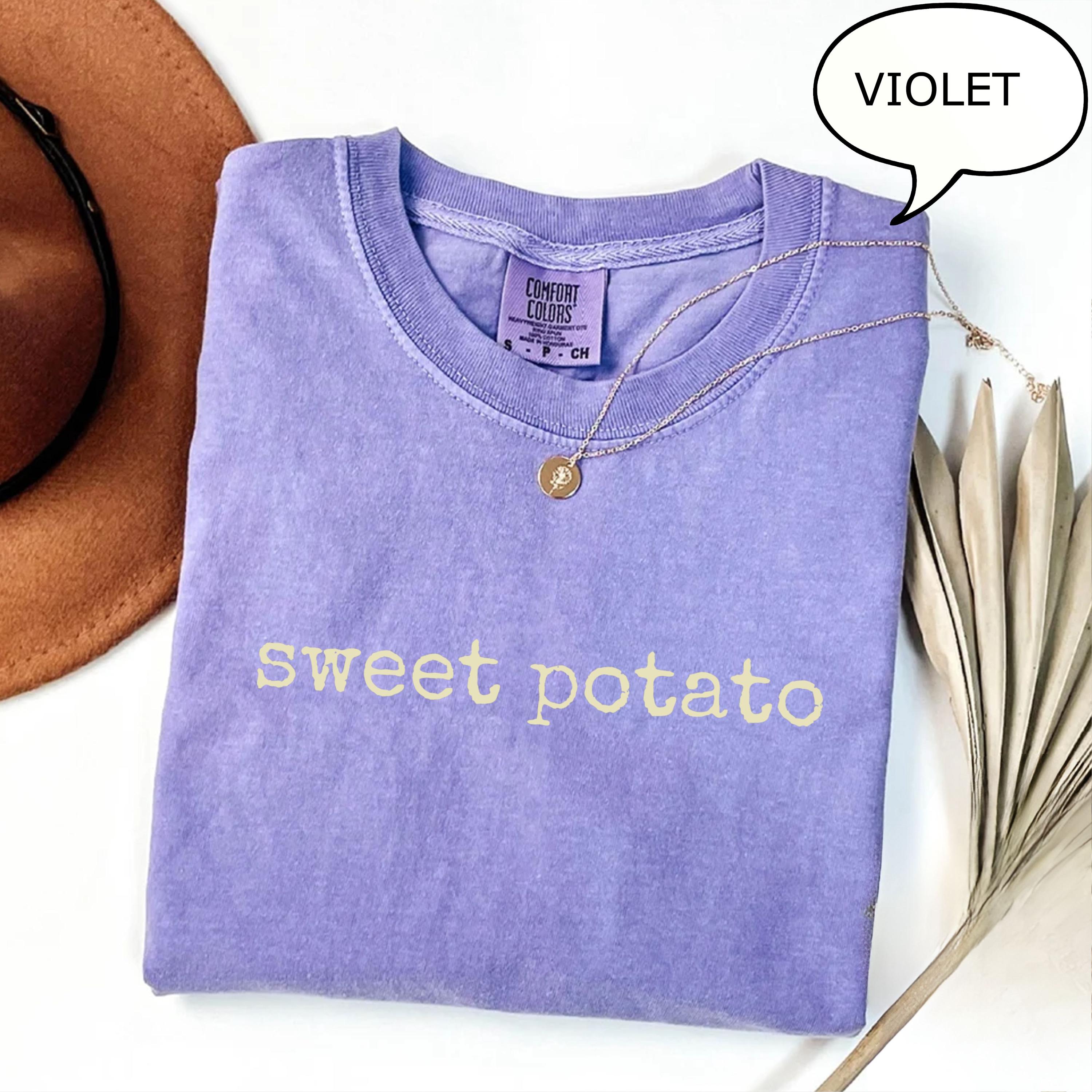 Comfort Colors® Couples Thanksgiving Shirt, Thanksgiving Potato Matching T-Shirt, Funny Sweet Potato Kind Of Rude Potato Matching Fall Shirt
