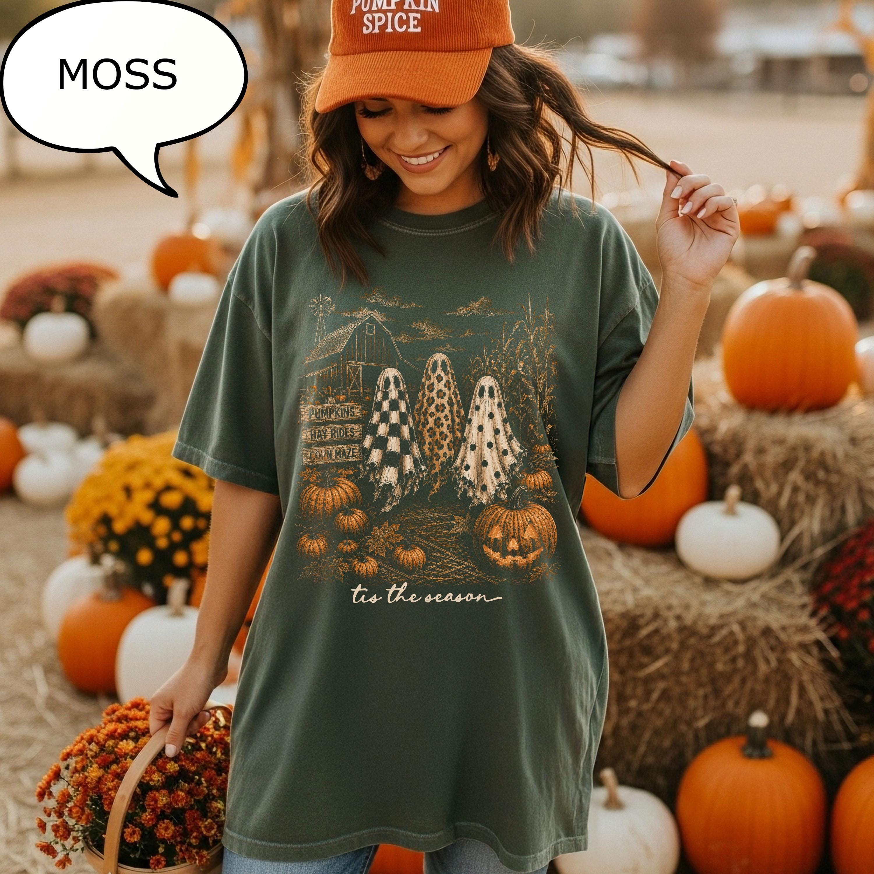 Comfort Colors® Tis The Season T-Shirt, Halloween Ghost Shirt, Spooky Season Shirt