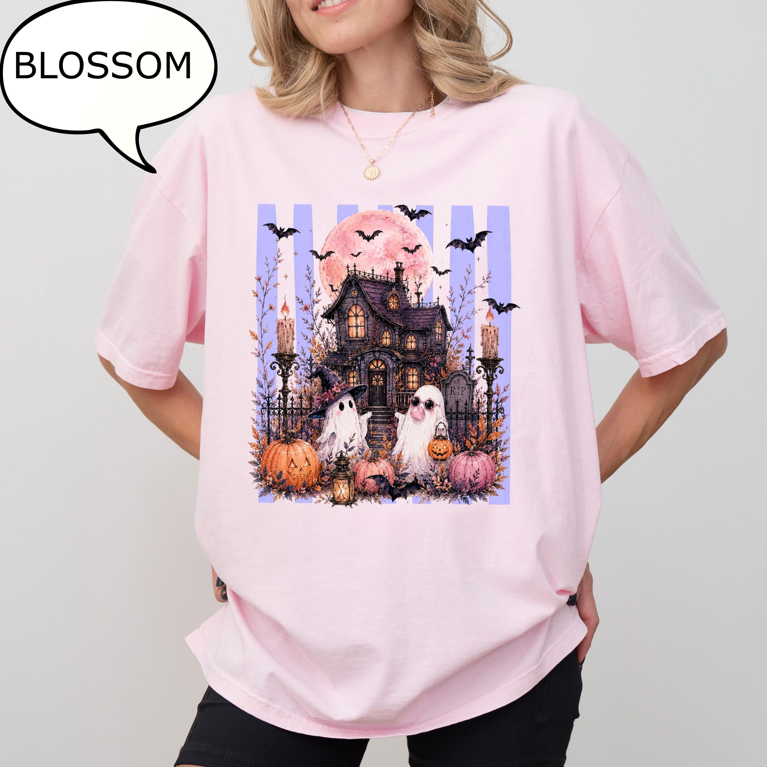 Comfort Colors® Spooky Season T-Shirt, Haunted House Shirt, Funny Ghost Tee