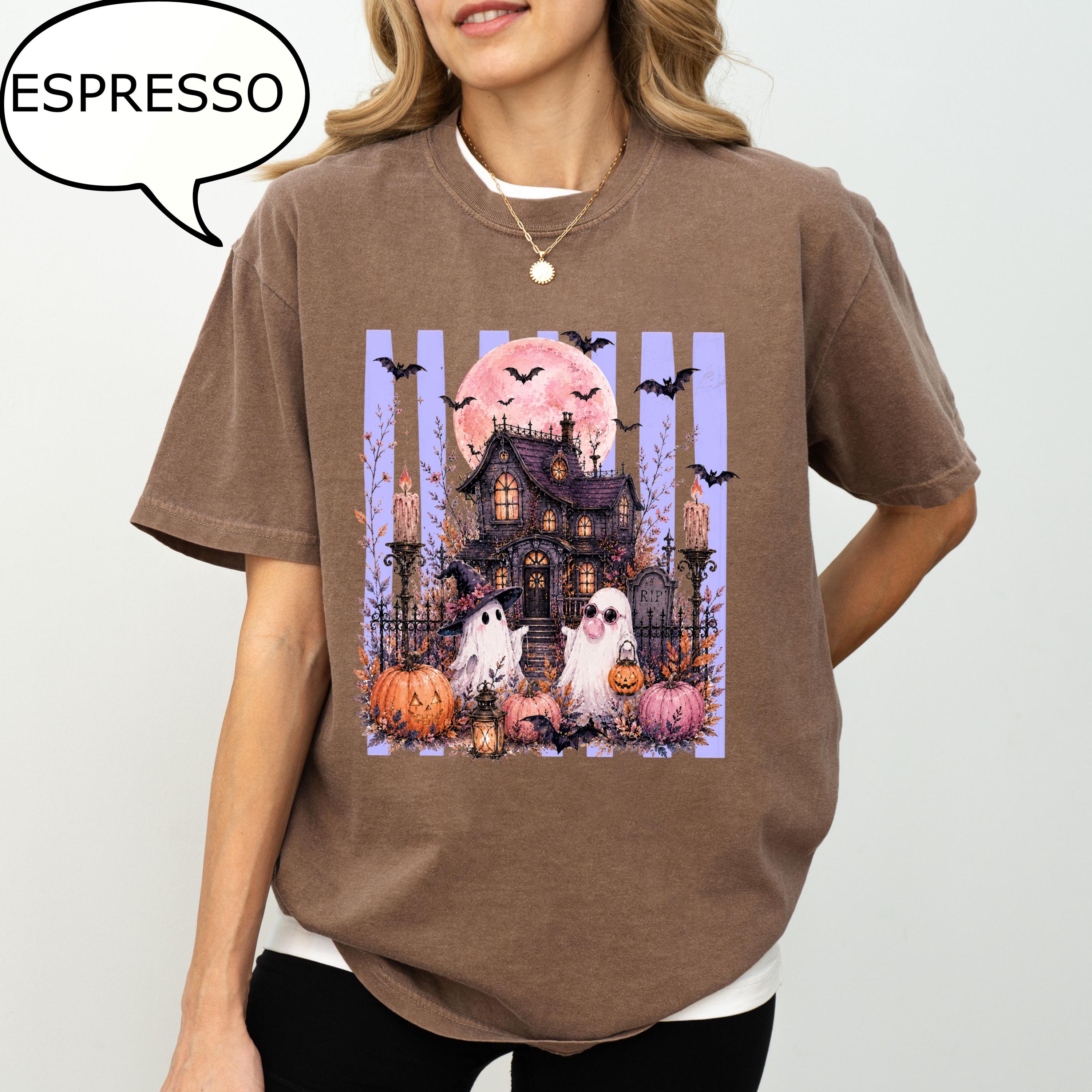 Comfort Colors® Spooky Season T-Shirt, Haunted House Shirt, Funny Ghost Tee