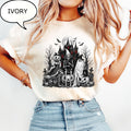 Comfort Colors® Girl Halloween T-Shirt, Haunted Mansion Shirt, Spooky Season Shirt