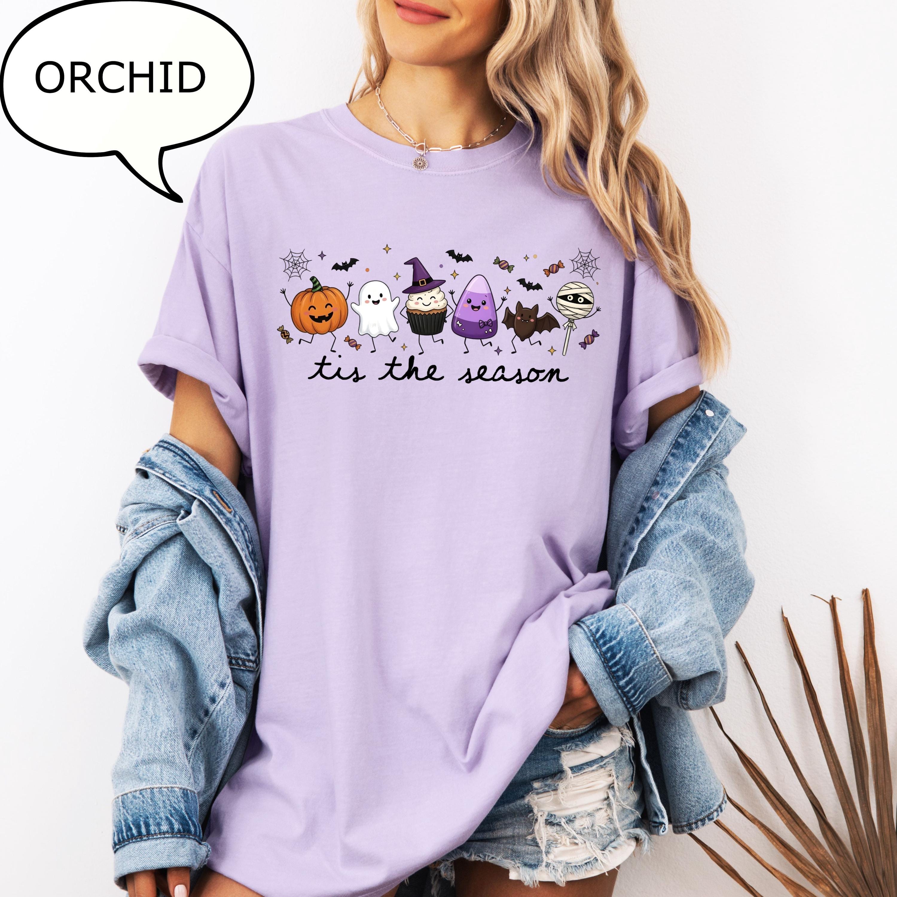 Comfort Colors® Tis The Season T-Shirt, Halloween Doodles Shirt, Funny Halloween Shirt
