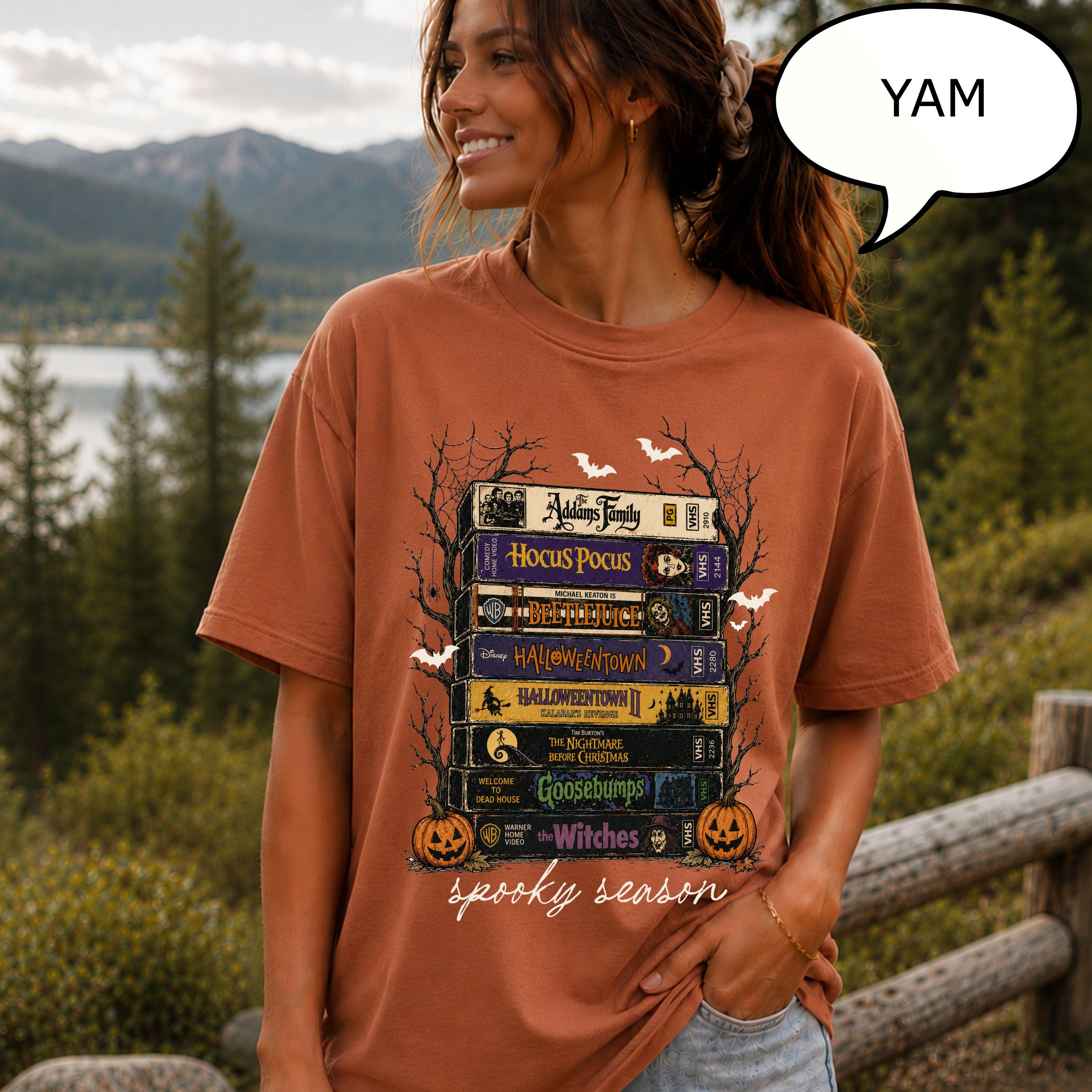 Comfort Colors® Spooky Season T-Shirt, Vintage Halloween Shirt, Book Lover Gift